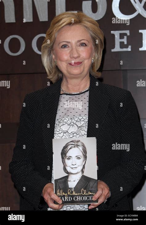 Hillary Rodham Clintons Book Signing Event Held At Barnes And Noble