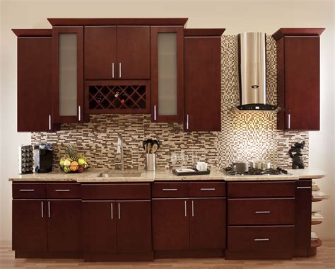 Buy products such as homcom 72 h traditional colonial freestanding kitchen / bathroom storage pantry with 1 center drawer and 2. Villa Cherry Kitchen Cabinets Collection | AAA Distributors