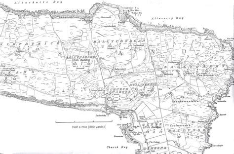 1904 Ordnance Survey Map Glens Of Antrim Historical Society