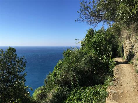 Hiking The Trail Between Monterosso And Vernazza In Cinque Terre Italy