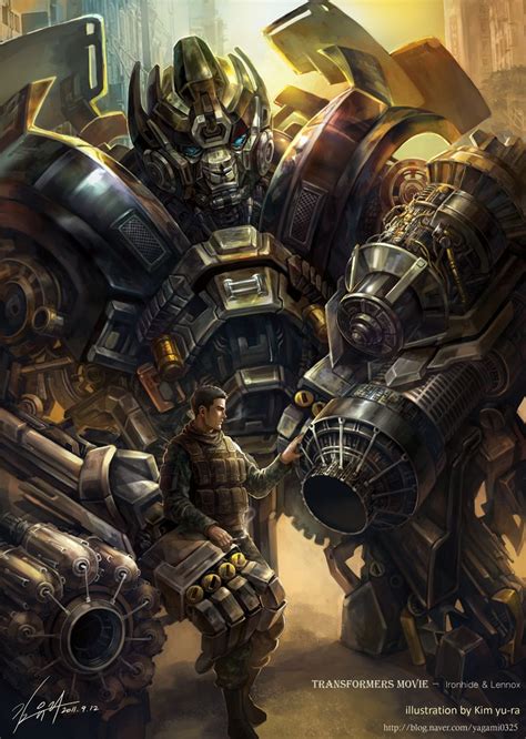 Dude This Artist Is Wicked Awesome Ironhide And Lennox From