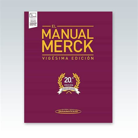 El Manual Merck Incluye Ebook 20ª Edición 2020 Edimeinter