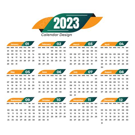 Gambar Templat Kalender 2023 Kalender 2023 Kalender 2023 Png Dan Porn