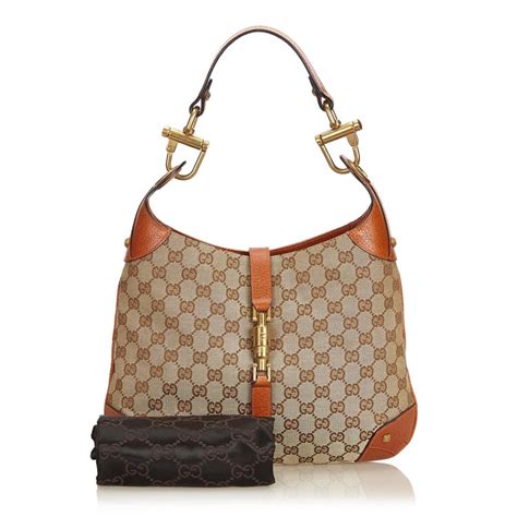 Vintage Gucci Tan Leather Bag