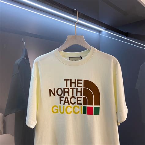 The North Face X Gucci T Shirt White Limited Supply Za