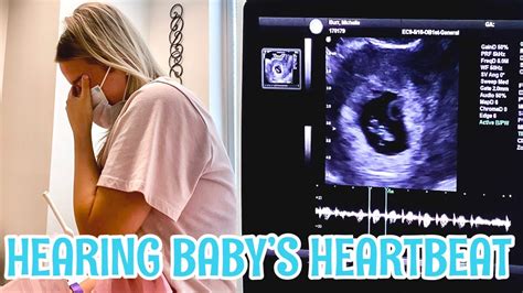 6 And 7 Week Ultrasound Hearing Babys Heartbeat Youtube