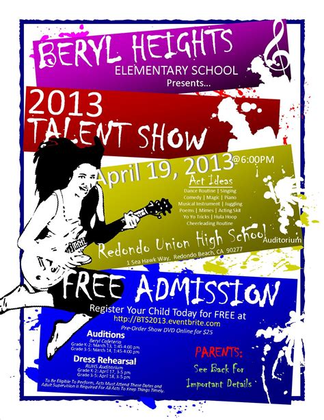 Beryl Heights Elementary School Pta 2013 Talent Show