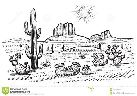 Download black and white cactus stock vectors. Saguaro Cartoons, Illustrations & Vector Stock Images ...