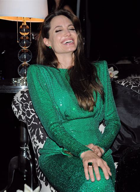 Angelina Jolie Cracked Herself Up During The Sony Afterparty In 2011