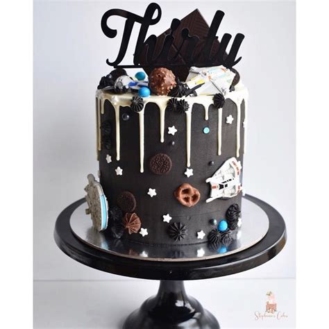 Chocolate Space Cake Elegant Customzied Birthday Party Cake Dubai