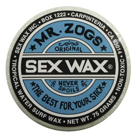 Sex Wax Mr Zogs Og Tropical White Coconut Scented 780848426834 Ebay