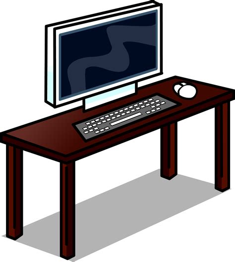 Image Computer Desk Sprite 010png Club Penguin Wiki