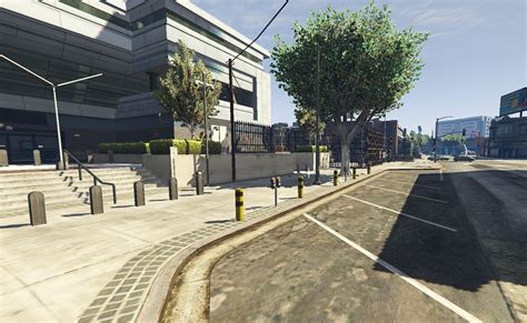 Mission Row Police Station Exterior Modded Fivem Sp Gta5 Mods Com