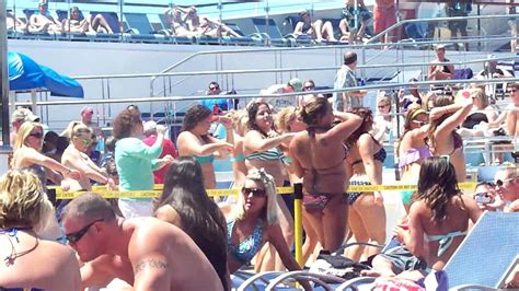 Party On Lido Deck Carnival Freedom March 2013 Youtube
