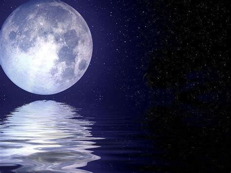 Moonlight Reflection Hd Wallpapers Wallpaper Cave