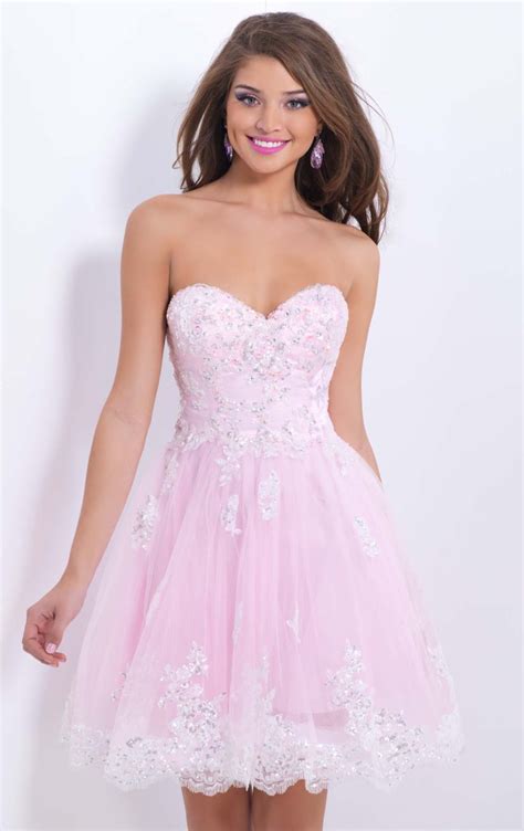 Short Pink Prom Dress