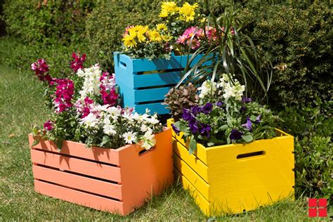 Wooden Crate Planters Project Page