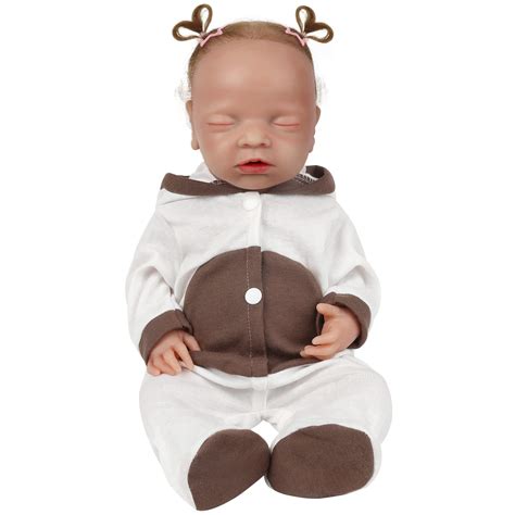 Buy Vollence 18 Inch Sleeping Full Silicone Baby Dolls With Hair Not