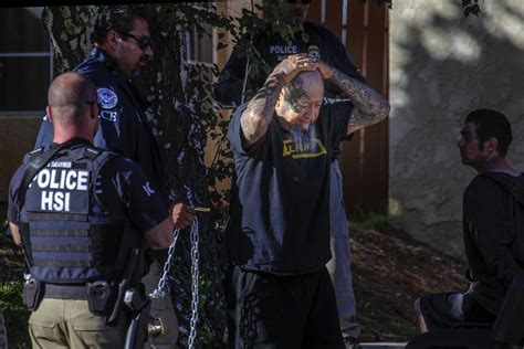Federal Agents Arrest Vagos Motorcycle Gang Members In California Nevada And Hawaii Raids Los