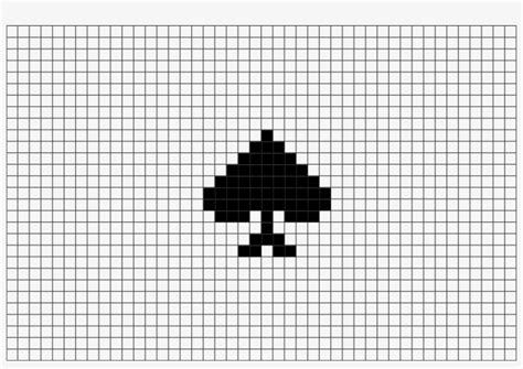 Small Pixel Art On Graph Paper