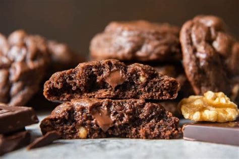 Best Fudgy Chewy Chocolate Brownie Cookies House Of Nash Eats