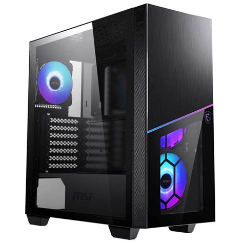 Gabinete Msi Sekira 100r Mid Tower Con Panel Lateral Y Frontal De