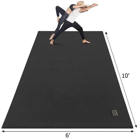 Gxmmat Extra Large Yoga Mat 10x6x7mm Thick Workout Mats For Home Gym
