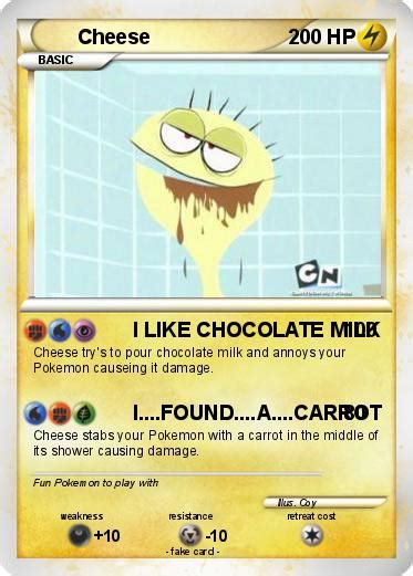 Pokémon Cheese 392 392 I Like Chocolate Milk My Pokemon Card