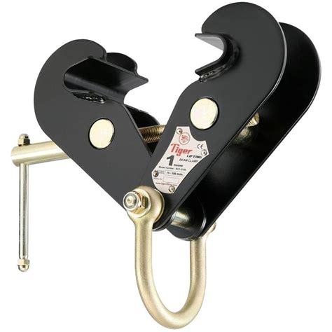Tiger Beam Clamp With Shackle BCF In Black Finish RSIS