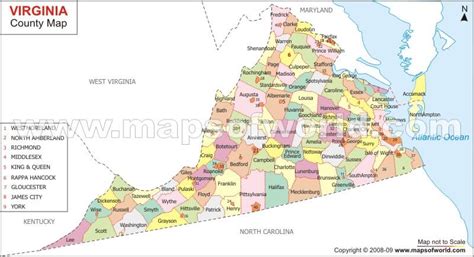 Map Of Virginia Usa With Cities Kinderzimmer 2018
