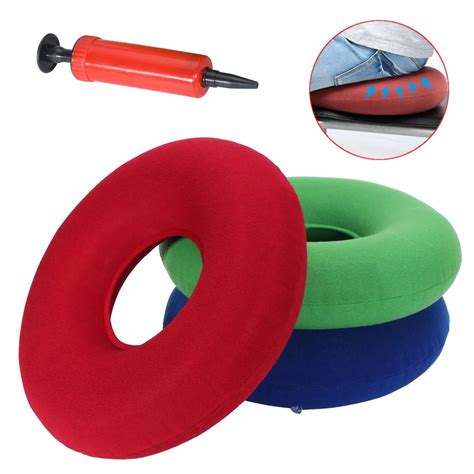 35cm Inflatable Ring Round Medical Pvc Seat Cushion Sitting Donut Air Pillow Massage Mattress