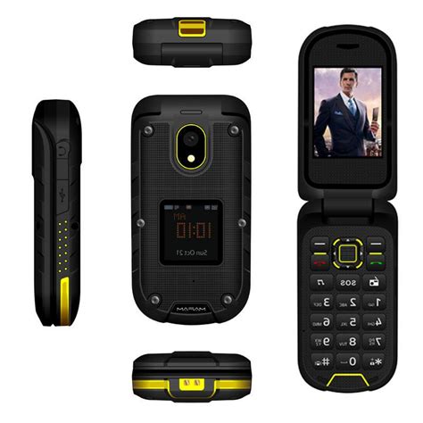 M838 Three Prevention Flip Phone Rugged Waterproof Dual Display