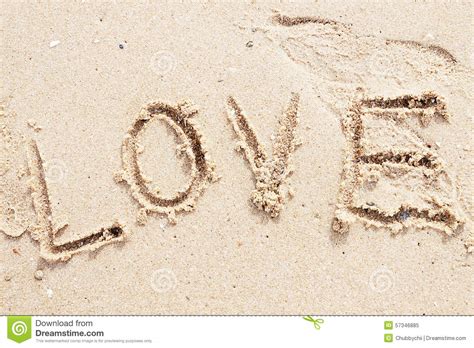 Love Sand Stock Image Image Of Beautiful Summer Valentine 57346885