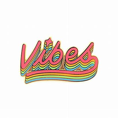 Vibes Aesthetic Rainbow Clipart Quotes Vsco Words