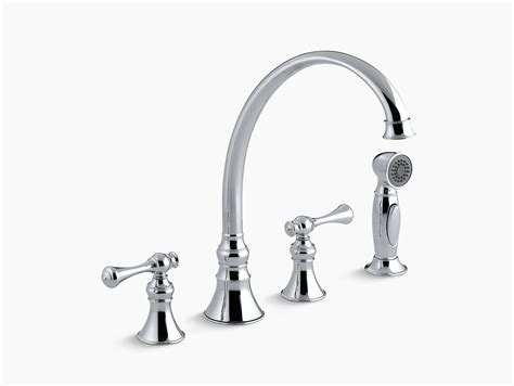 Available in delhi ncr only. Revival Kitchen Sink Faucet with Traditional Handles | K ...
