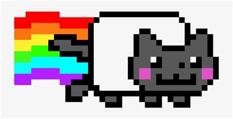 Nyan Cat Pixel Art Nyan Cat Png Image Transparent Png Free Download