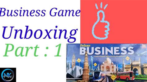 Business Game Unboxing Part 1 Youtube