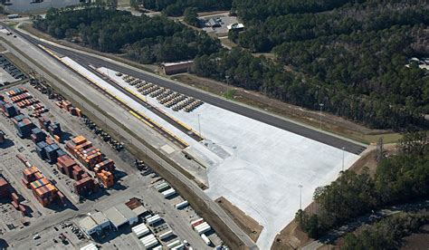 Charleston Naval Weapon Station Rail Yard Landmark Construction