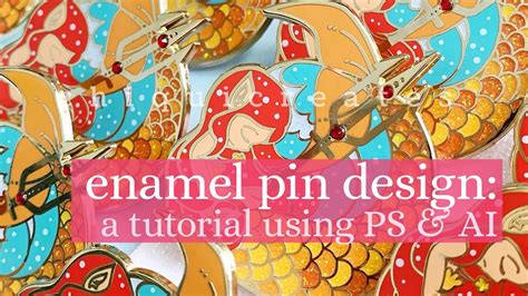 Enamel Pin Tutorial How I Design And Prepare Enamel Pin Artwork Using