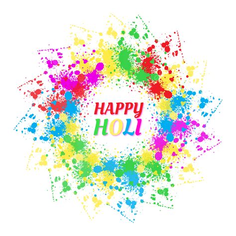 Happy Holi Color Vector Hd Png Images Colorful Happy Holi Vector Png
