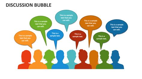 Discussion Bubble Powerpoint Presentation Slides Ppt Template