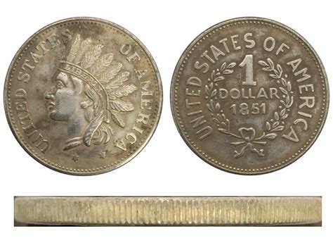 Buy 1851 United States 1 Dollar Indian Head Token