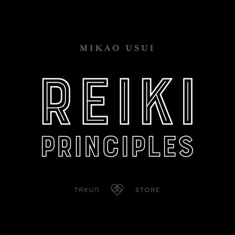 Reiki Principles The 5 Principles Of Reiki Just For Today Etsy