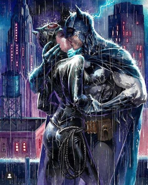 The Bat The Cat In Batman And Catwoman Batman Kiss Catwoman