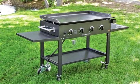 A griddle that has its own. $299.99 for a Blackstone 36" Griddle Station with Cover ...
