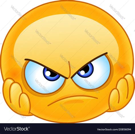 Disappointed Emoticon Royalty Free Vector Image
