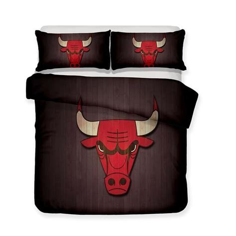 Home Decoration Design Bedding Nba Chicago Bulls Theme Bedding Sets