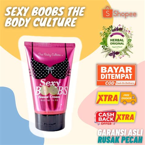 jual sexy boobs breast cream the body culture pengencang payudara original thailand shopee