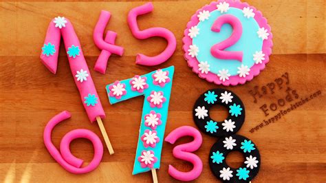 How to make a speech on a birthday cake. How to Make Fondant Numbers for Birthday Cake (Video ...