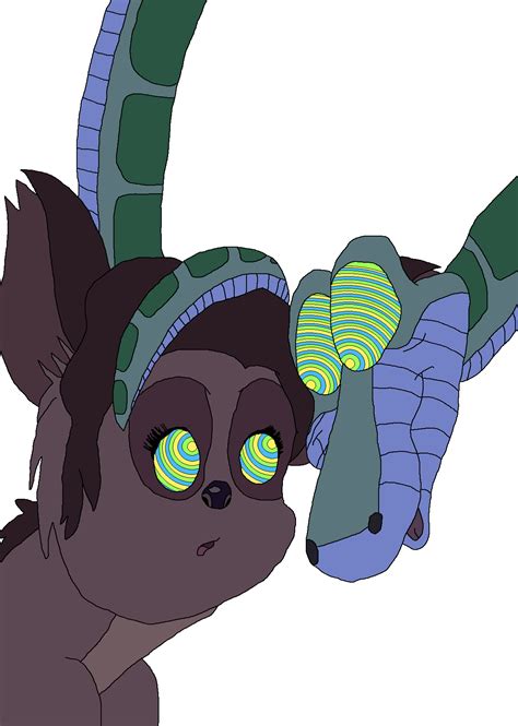 Kaa the snake's hypnotic gaze (patreon comic). Kaa Animations by BrainyxBat on DeviantArt